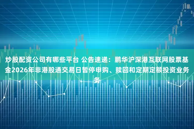 炒股配资公司有哪些平台 公告速递：鹏华沪深港互联网股票基金2026年非港股通交易日暂停申购、赎回和定期定额投资业务